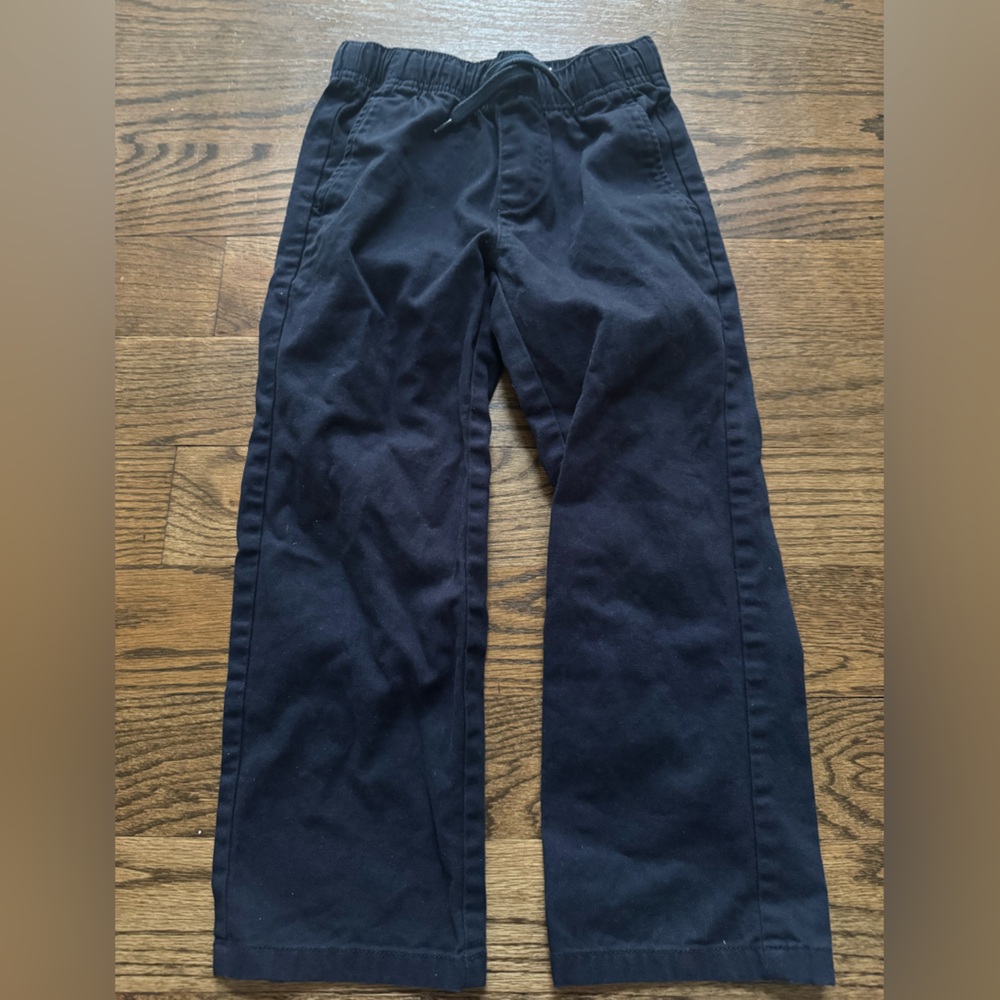 Old Navy Navy Drawstring Straight-Leg Pants, size Small 6/7